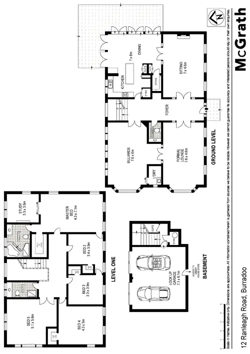 Floorplan of Homely house listing, 12 Ranelagh Road, Burradoo NSW 2576