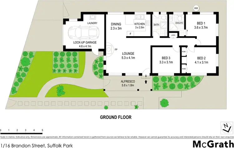 Floorplan of Homely house listing, 1/16 Brandon Street, Suffolk Park NSW 2481