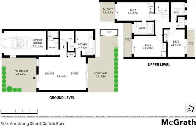 Floorplan of Homely townhouse listing, 5/44 Armstrong Street, Suffolk Park NSW 2481