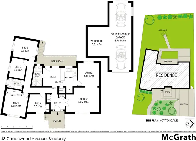 Floorplan of Homely house listing, 43 Coachwood Avenue, Bradbury NSW 2560