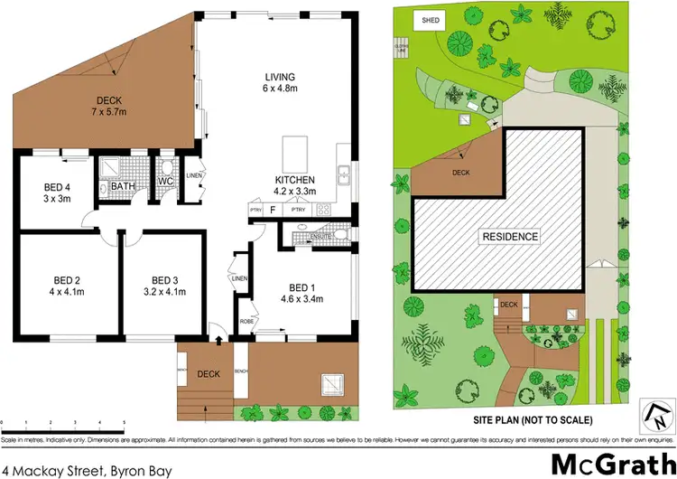 Floorplan of Homely house listing, 4 Mackay Street, Byron Bay NSW 2481