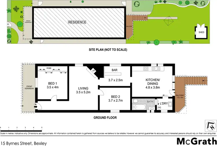 Floorplan of Homely house listing, 15 Byrnes Street, Bexley NSW 2207