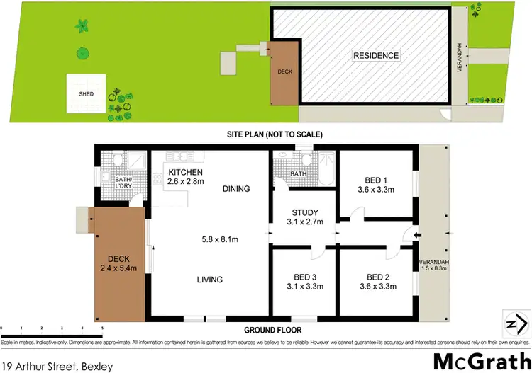 Floorplan of Homely house listing, 19 Arthur Street, Bexley NSW 2207