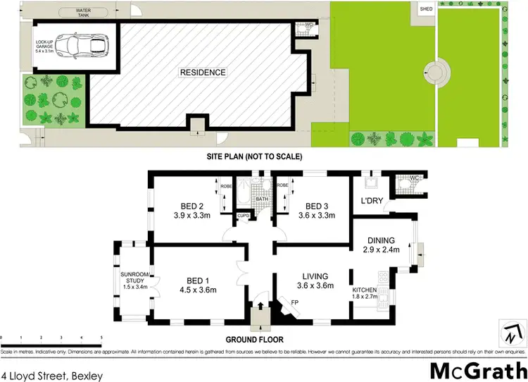 Floorplan of Homely house listing, 4 Lloyd Street, Bexley NSW 2207