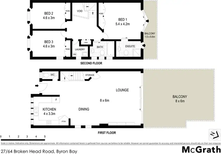 Floorplan of Homely apartment listing, 27/64 Broken Head Road, Byron Bay NSW 2481