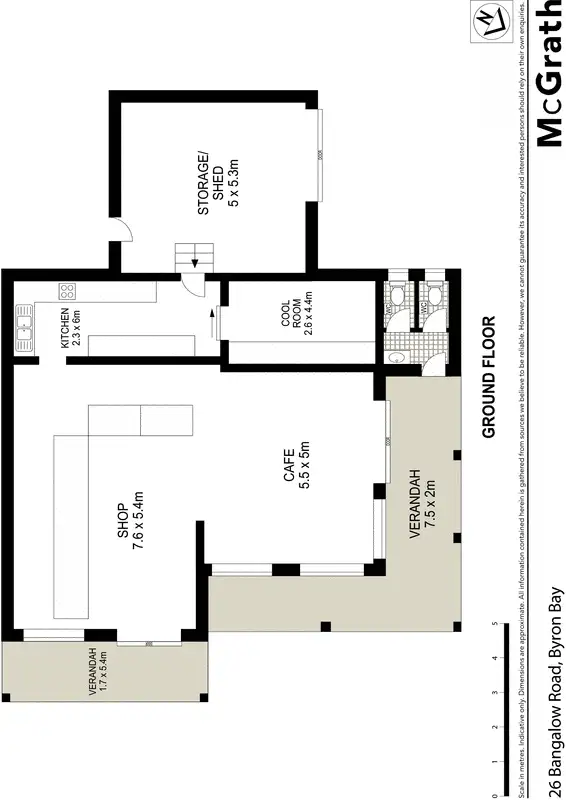 Floorplan of Homely house listing, 26 Bangalow Road, Byron Bay NSW 2481