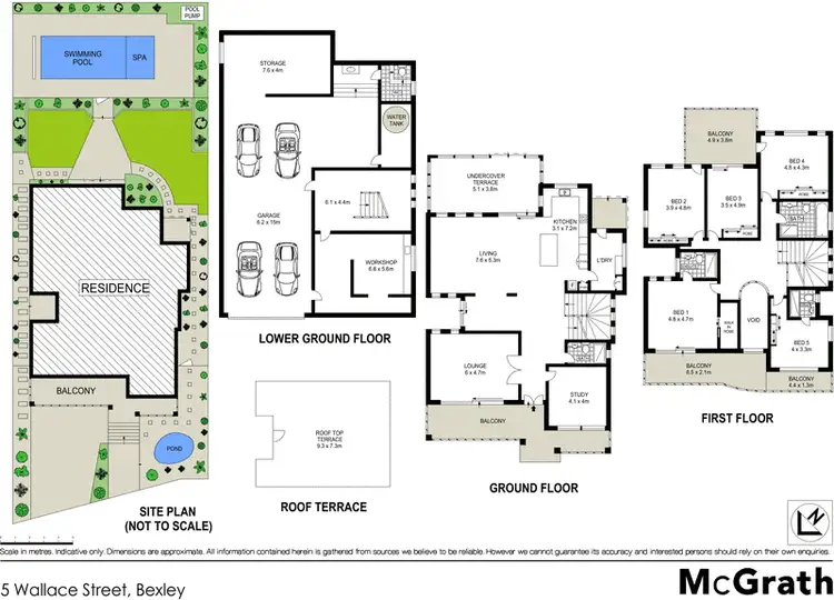 Floorplan of Homely house listing, 5 Wallace Street, Bexley NSW 2207