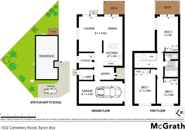 Floorplan of Homely townhouse listing, 10/2 Cemetery Road, Byron Bay NSW 2481