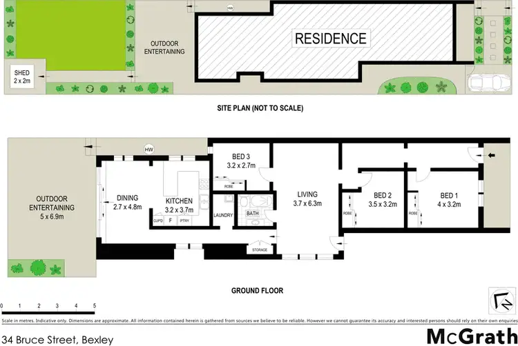 Floorplan of Homely house listing, 34 Bruce Street, Bexley NSW 2207