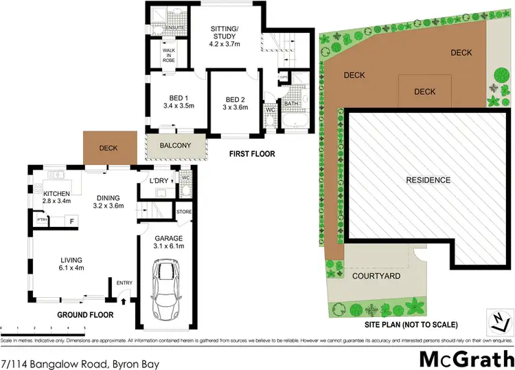Floorplan of Homely townhouse listing, 7/114 Bangalow Road, Byron Bay NSW 2481