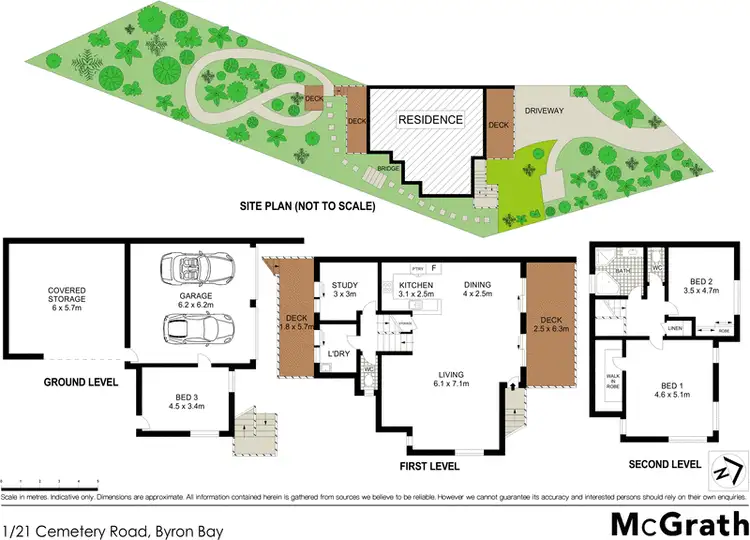 Floorplan of Homely house listing, 1/21 Cemetery Road, Byron Bay NSW 2481