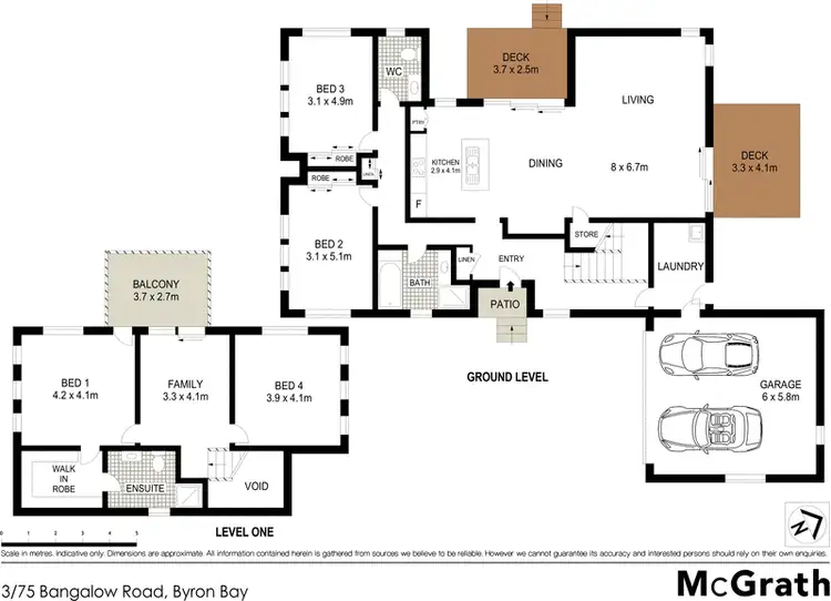 Floorplan of Homely house listing, 3/75 Bangalow Road, Byron Bay NSW 2481