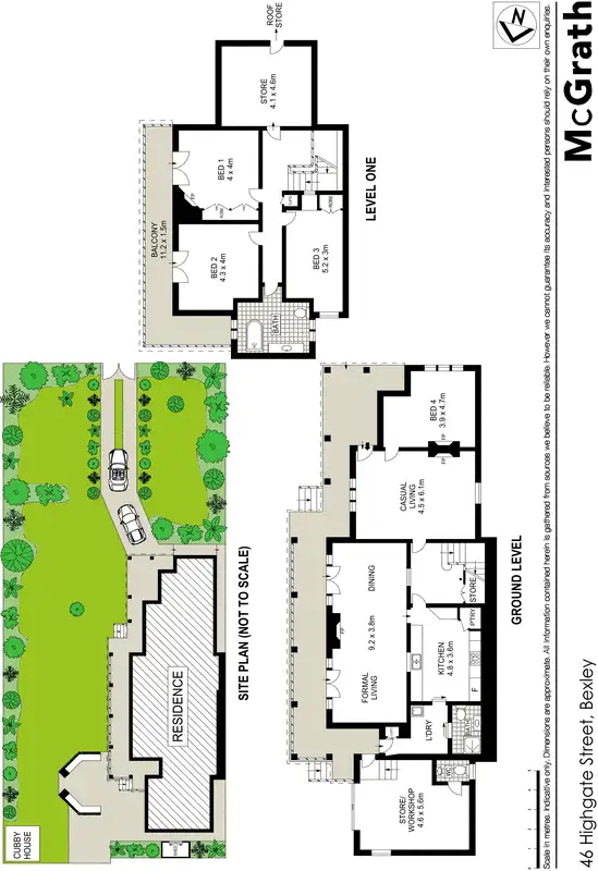 Floorplan of Homely house listing, 46 Highgate Street, Bexley NSW 2207