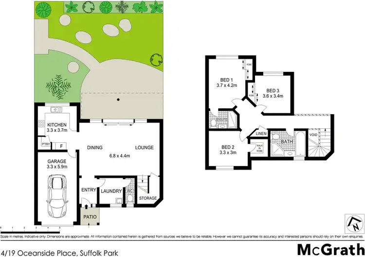 Floorplan of Homely townhouse listing, 4/19 Oceanside Place, Suffolk Park NSW 2481