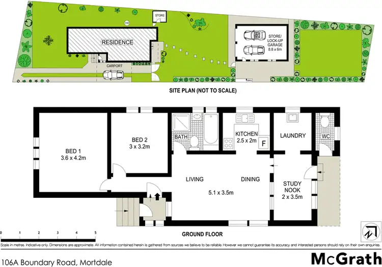 Floorplan of Homely house listing, 106A Boundary Road, Mortdale NSW 2223