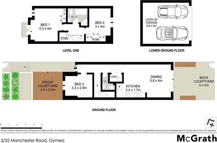 Floorplan of Homely townhouse listing, 3/52 Manchester Road, Gymea NSW 2227