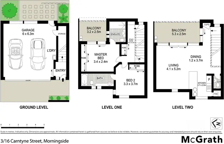 Floorplan of Homely townhouse listing, 3/16 Carntyne Street, Morningside QLD 4170