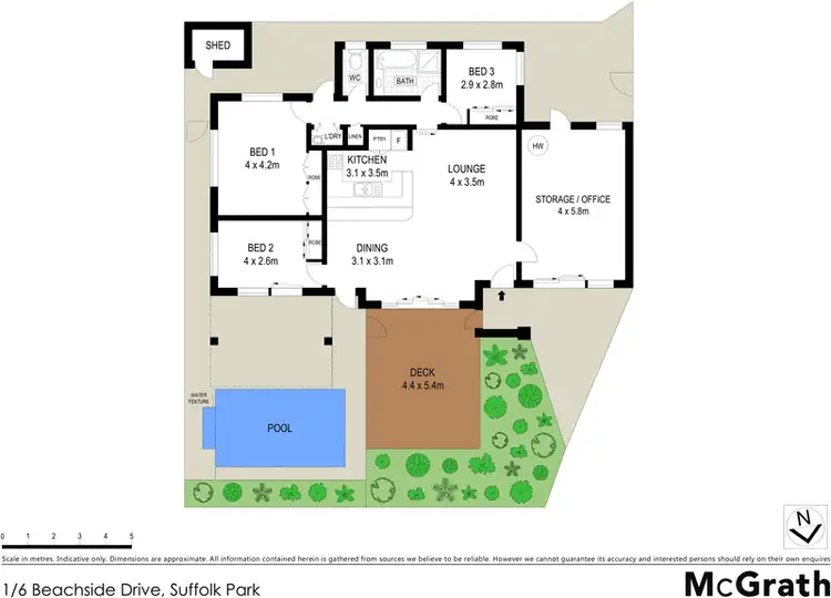 Floorplan of Homely house listing, 1/6 Beachside Drive, Suffolk Park NSW 2481