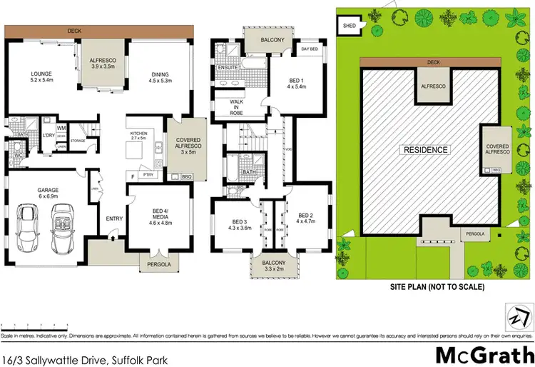 Floorplan of Homely house listing, 16/3 Sallywattle Drive, Suffolk Park NSW 2481