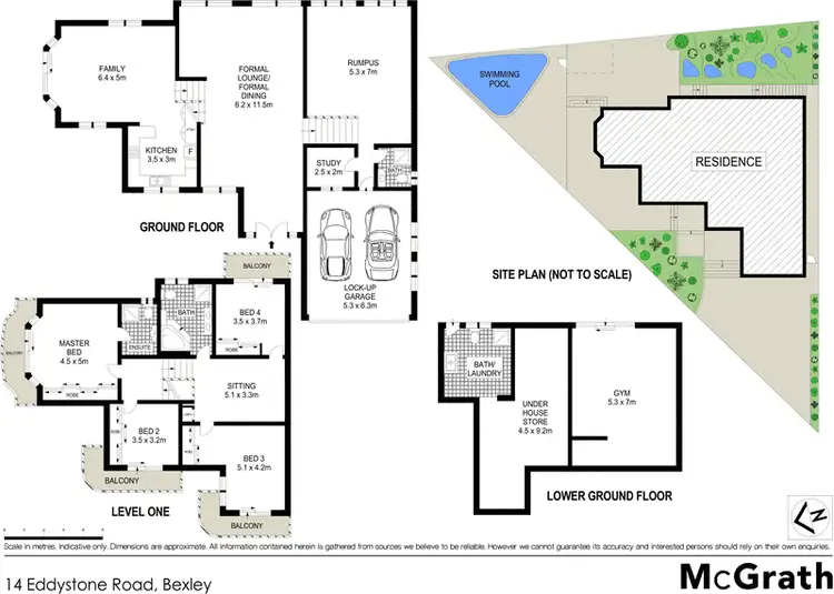Floorplan of Homely house listing, 14 Eddystone Road, Bexley NSW 2207