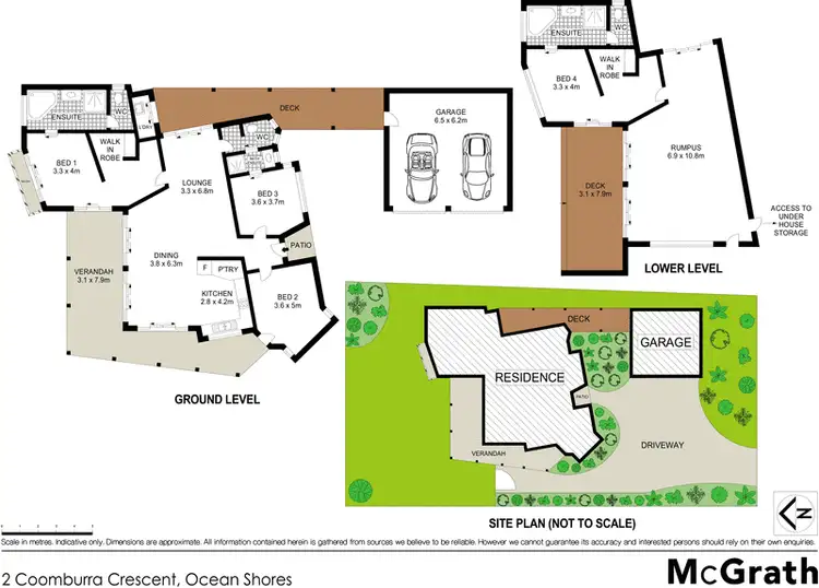 Floorplan of Homely house listing, 2 Coomburra Crescent, Ocean Shores NSW 2483
