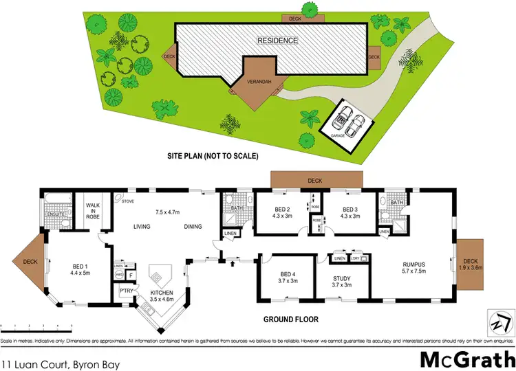 Floorplan of Homely house listing, 11 Luan Court, Byron Bay NSW 2481