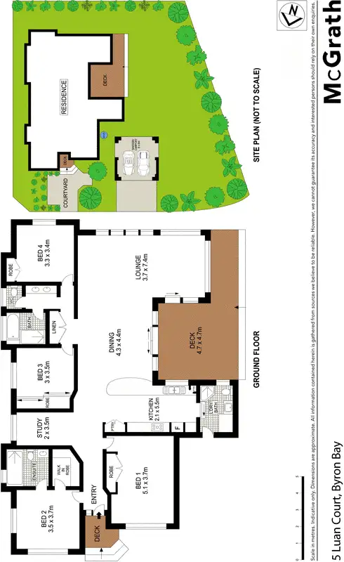 Floorplan of Homely house listing, 5 Luan Court, Byron Bay NSW 2481