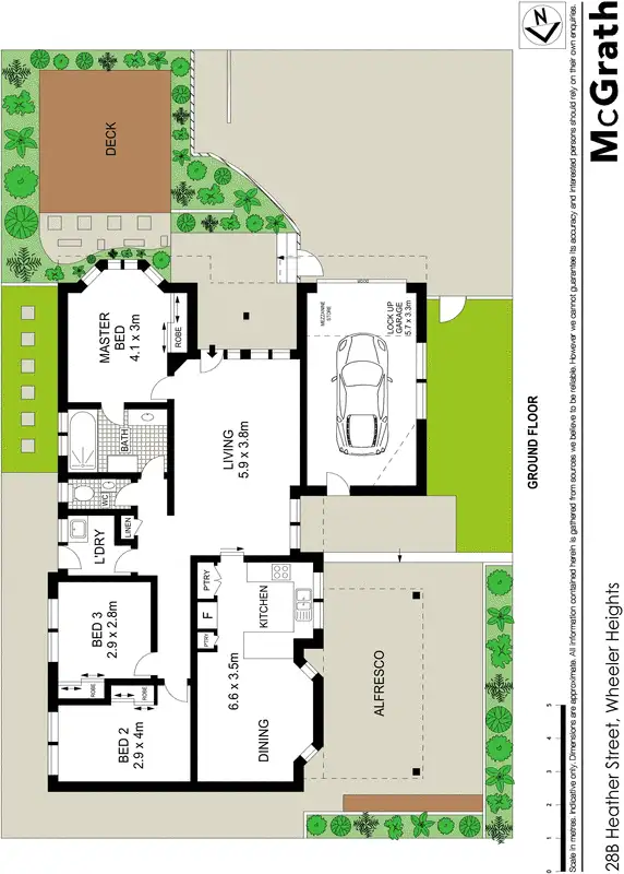 Floorplan of Homely house listing, 28B Heather Street, Wheeler Heights NSW 2097