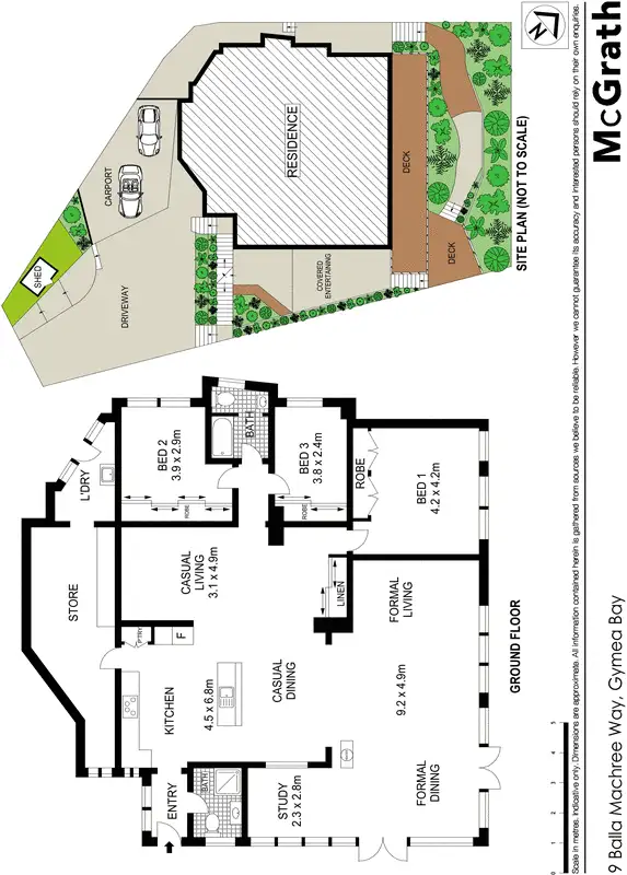 Floorplan of Homely house listing, 9 Balla Machree Way, Gymea Bay NSW 2227