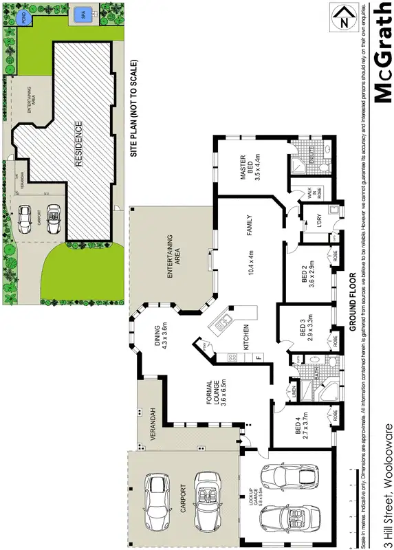 Floorplan of Homely house listing, 3 Hill Street, Woolooware NSW 2230