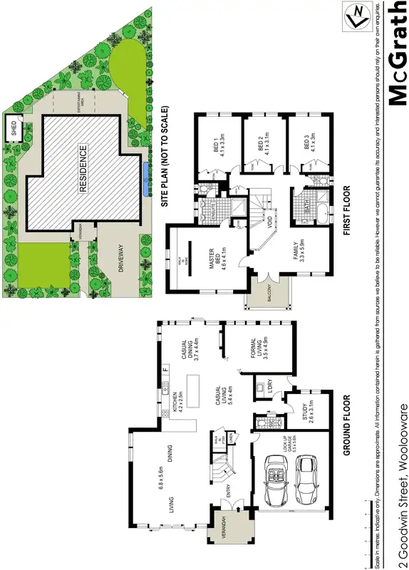 Floorplan of Homely house listing, 2 Goodwin Street, Woolooware NSW 2230