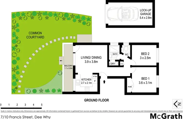 Floorplan of Homely apartment listing, 7/10 Francis Street, Dee Why NSW 2099