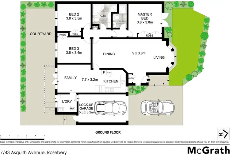 Floorplan of Homely villa listing, 7/43 Asquith Avenue, Rosebery NSW 2018