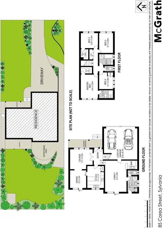 Floorplan of Homely house listing, 85 Corea Street, Sylvania NSW 2224