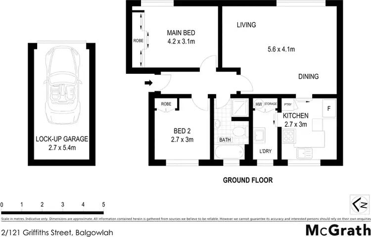 Floorplan of Homely apartment listing, 2/121 Griffiths Street, Balgowlah NSW 2093