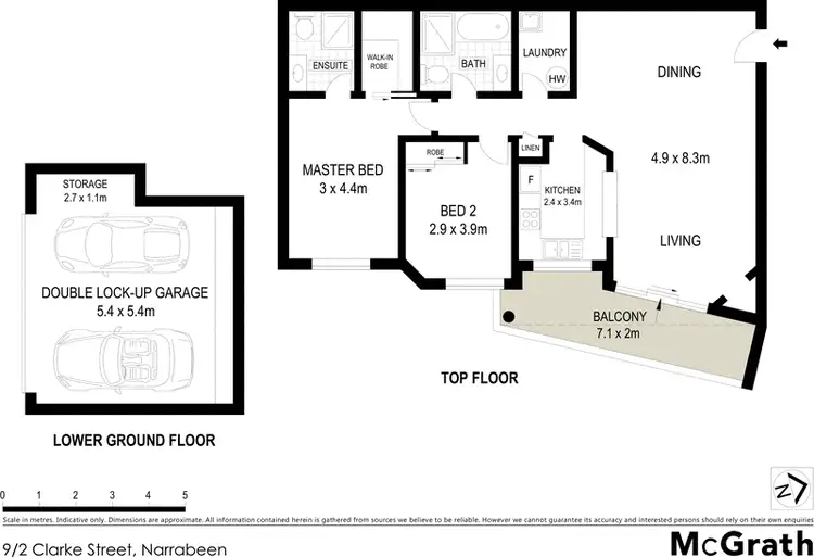 Floorplan of Homely apartment listing, 9/2 Clarke Street, Narrabeen NSW 2101
