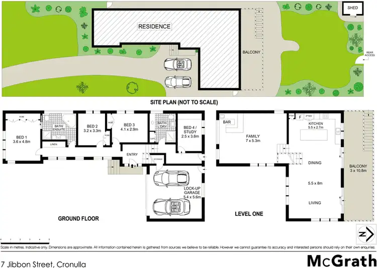 Floorplan of Homely house listing, 7 Jibbon Street, Cronulla NSW 2230