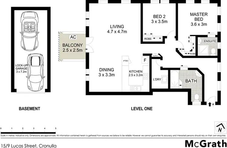 Floorplan of Homely villa listing, 15/9 Lucas Street, Cronulla NSW 2230