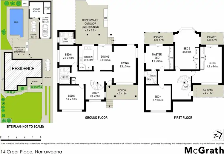 Floorplan of Homely house listing, 14 Creer Place, Narraweena NSW 2099