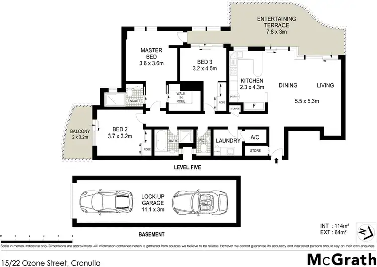 Floorplan of Homely apartment listing, 15/22 Ozone Street, Cronulla NSW 2230
