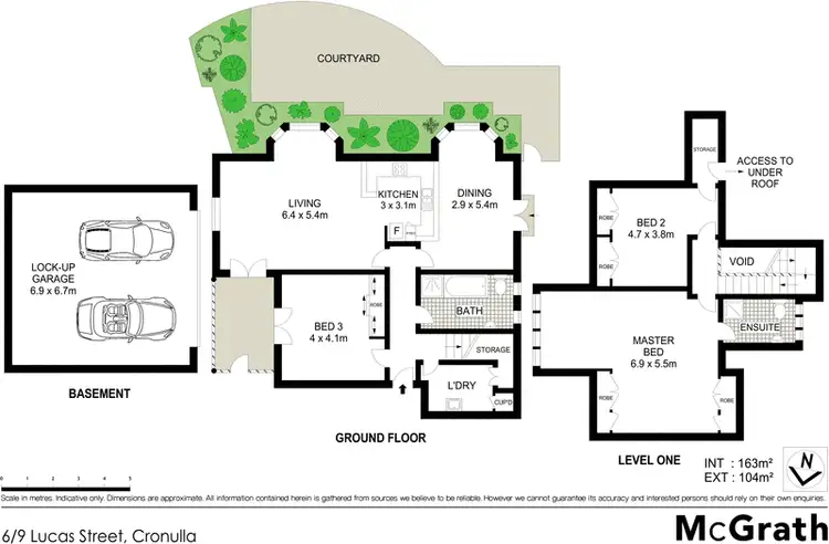 Floorplan of Homely villa listing, 6/9 Lucas Street, Cronulla NSW 2230