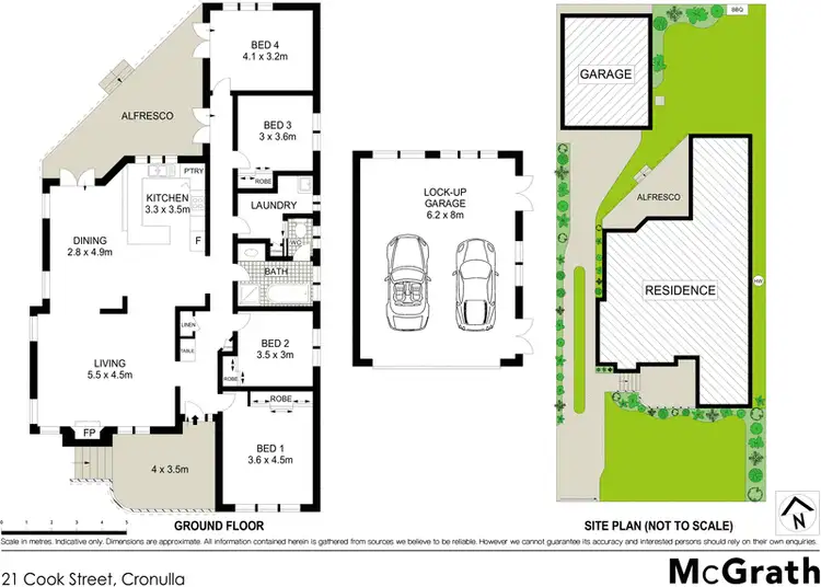 Floorplan of Homely house listing, 21 Cook Street, Cronulla NSW 2230