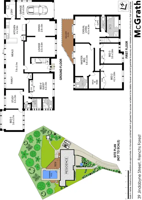 Floorplan of Homely house listing, 39 Jindabyne Street, Frenchs Forest NSW 2086