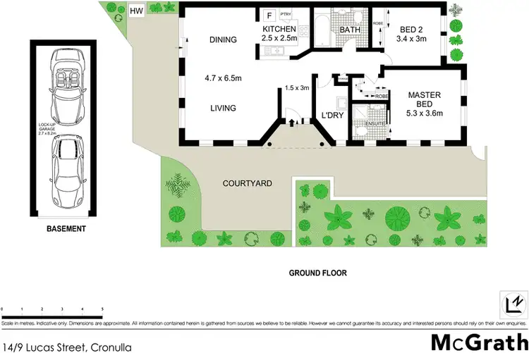 Floorplan of Homely apartment listing, 14/9 Lucas Street, Cronulla NSW 2230
