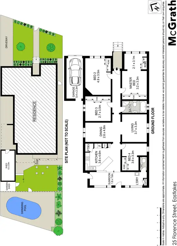 Floorplan of Homely house listing, 25 Florence Avenue, Eastlakes NSW 2018