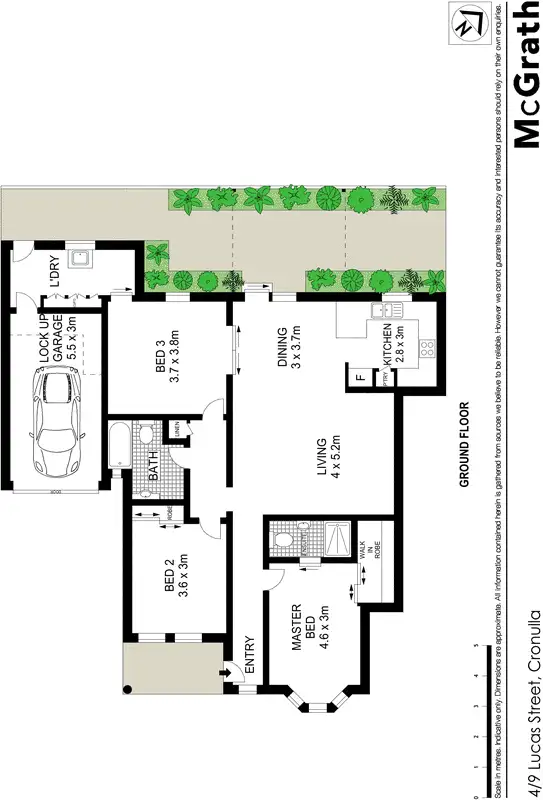Floorplan of Homely townhouse listing, 4/9 Lucas Street, Cronulla NSW 2230