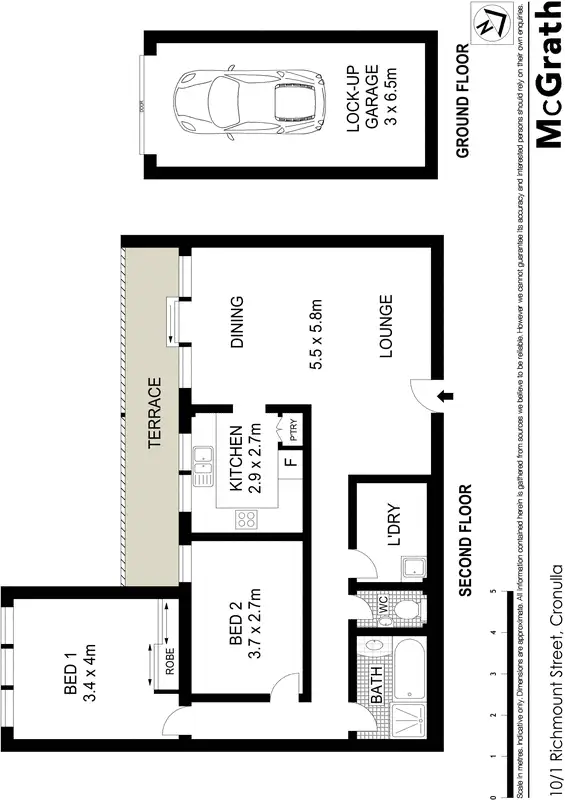 Floorplan of Homely apartment listing, 10/1 Richmount Street, Cronulla NSW 2230