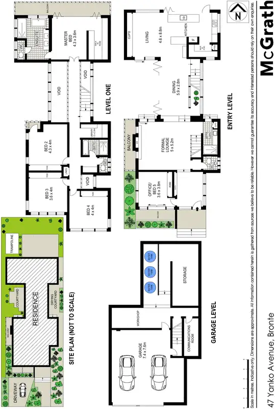 Floorplan of Homely house listing, 47 Yanko Avenue, Bronte NSW 2024