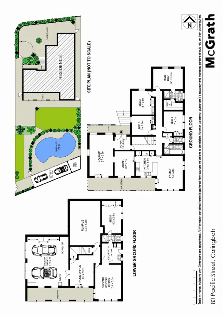 Floorplan of Homely house listing, 80 Pacific Street, Caringbah NSW 2229