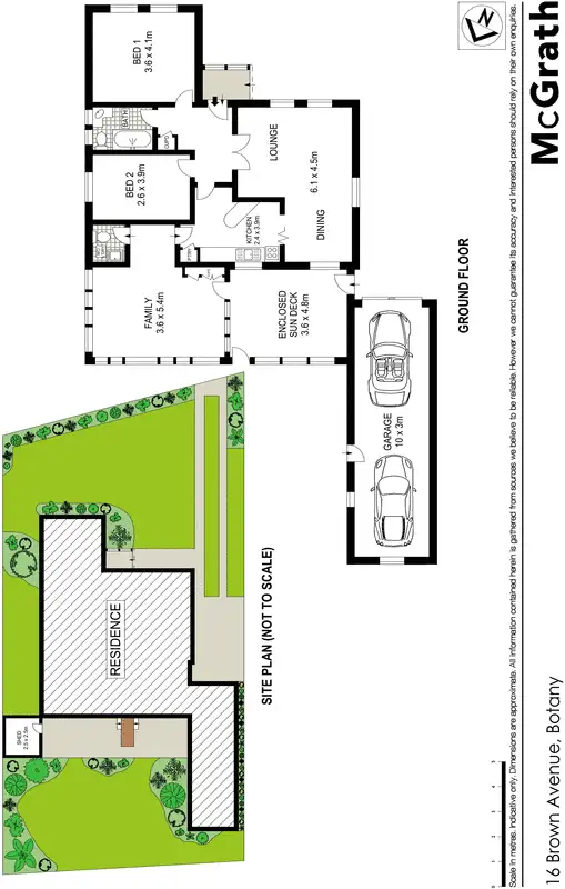 Floorplan of Homely house listing, 16 Brown Avenue, Botany NSW 2019